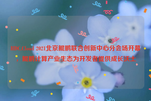 HDC.Cloud 2021北京鲲鹏联合创新中心分会场开幕，鲲鹏计算产业生态为开发者提供成长沃土