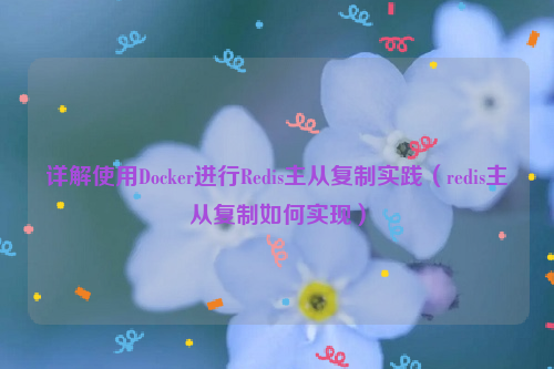 详解使用Docker进行Redis主从复制实践（redis主从复制如何实现）