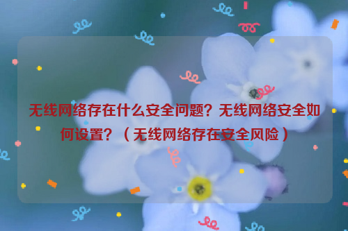 无线网络存在什么安全问题？无线网络安全如何设置？（无线网络存在安全风险）