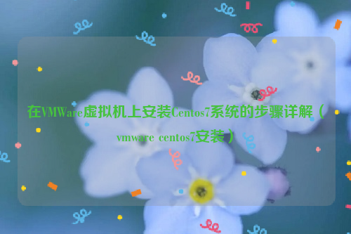 在VMWare虚拟机上安装Centos7系统的步骤详解（vmware centos7安装）