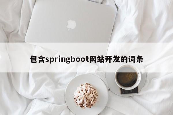 包含springboot网站开发的词条